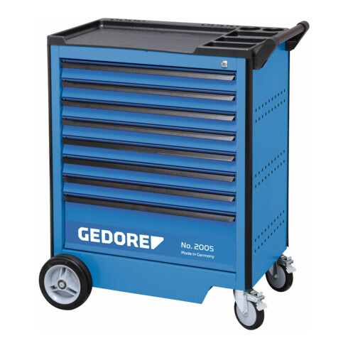Gedore Werkzeugwagen mit 8 Schubladen (B 640 x T 400 mm)