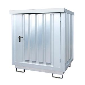 Gefahrstoffdepot Bauer TYP GD-E 2, abschließbar, Kap. 2 x 200 l Fässer, verzinkt Gefahrstoffdepot Bauer TYP GD-E 2, abschließbar, Kap. 2 x 200 l Fässer, verzinkt
