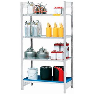 Gefahrstoffregal asecos REG 1044, B 1060 x T 440 x H 2000 mm, mit 20 l Auffangwanne und 3 Stahl-Gitterostböden Gefahrstoffregal asecos REG 1044, B 1060 x T 440 x H 2000 mm, mit 20 l Auffangwanne und 3 Stahl-Gitterostböden