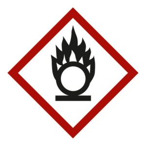 Gefahrstoffsymbol Flammeüber Kreis, Typ: 03021 Gefahrstoffsymbol Flammeüber Kreis, Typ: 03021