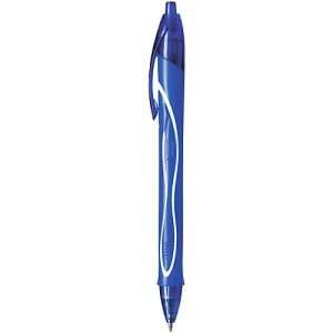 Gelschreiber BIC Gel-ocity Quick Dry, Druckmechanik, gummierter Schaft, Strichstärke 0,3 mm, 12 Stück, Schreibfarbe blau Gelschreiber BIC Gel-ocity Quick Dry, Druckmechanik, gummierter Schaft, Strichstärke 0,3 mm, 12 Stück, Schreibfarbe blau