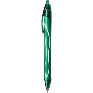 Gelschreiber BIC Gel-ocity Quick Dry, Druckmechanik, gummierter Schaft, Strichstärke 0,3 mm, 12 Stück, Schreibfarbe grün Gelschreiber BIC Gel-ocity Quick Dry, Druckmechanik, gummierter Schaft, Strichstärke 0,3 mm, 12 Stück, Schreibfarbe grün
