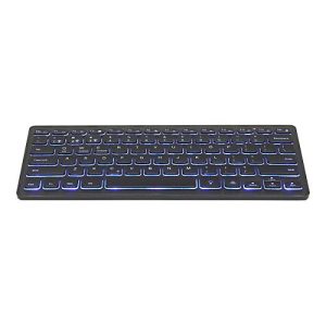 Gembird KB-BTRGB-01-DE – Tastatur – Hintergrundbeleuchtung – kabellos – Bluetooth 3.0 – QWERTZ