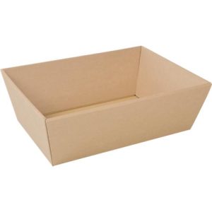 Geschenkkorb SAWP 181.705, rechteckig, groß, L 373 x B 285 x H 120 mm, Wellpappe, kraft-braun, 1 Stück Geschenkkorb SAWP 181.705, rechteckig, groß, L 373 x B 285 x H 120 mm, Wellpappe, kraft-braun, 1 Stück