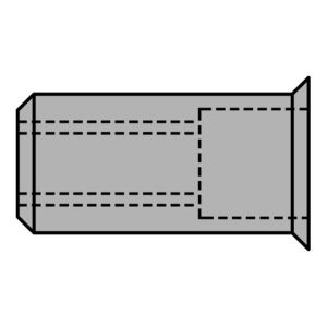 Gesipa Blindnietmuttern Alu Kleinkopf M 4 x 6 x 12 Gesipa Blindnietmuttern Alu Kleinkopf M 4 x 6 x 12