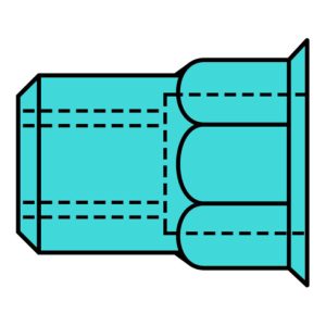 Gesipa Blindnietmuttern Teilsechskant A2-Edelstahl Kleinkopf M4x6x11 Gesipa Blindnietmuttern Teilsechskant A2-Edelstahl Kleinkopf M4x6x11