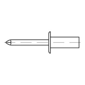 Gesipa CAP-Blindniete Alu/A 2 3,2 x 6,5 S