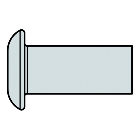 Gesipa Magazin-Blindniet G-Speed® Alu Flachrundkopf 4,0 x 5,5 , Länge L4: 485 mm, Übergröße