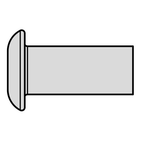 Gesipa Magazin-Blindniet G-Speed® Alu Flachrundkopf 4,0 x 7,0 Länge: 485 mm Standardgröße