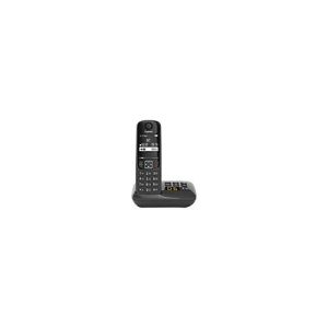 Gigaset A690A Trio – Schnurlostelefon – Anrufbeantworter mit Rufnummernanzeige – ECO DECTGAP – Schwarz + 2 zusätzliche Handsets Gigaset A690A Trio – Schnurlostelefon – Anrufbeantworter mit Rufnummernanzeige – ECO DECTGAP – Schwarz + 2 zusätzliche Handsets