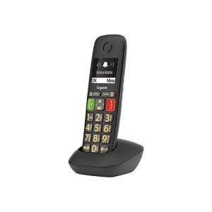 Gigaset E290HX – Schnurloses Erweiterungshandgerät – ECO DECTGAPCAT-iq – Schwarz