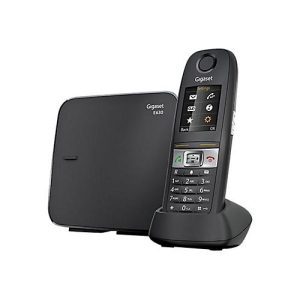 Gigaset E630 – Schnurlostelefon mit Rufnummernanzeige – DECTGAP – Schwarz