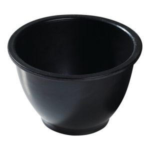 Gipsbecher H.90mm D.oben:125/unten:60mm kon.Gum.schwarz Gipsbecher H.90mm D.oben:125/unten:60mm kon.Gum.schwarz