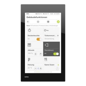 Gira Raumbediengerät G1 UP PoE glas/schwarz 206905