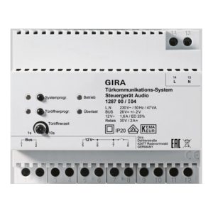 Gira Steuergerät Audio Bussystem, REG, 6TE 128700 Gira Steuergerät Audio Bussystem, REG, 6TE 128700