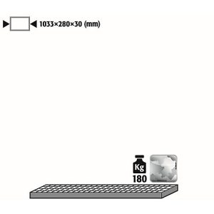 Gitterrost für asecos Druckgasflaschenschränke, Stahl, B 1033 x T 280 x H 30 mm, bis 180 kg Gitterrost für asecos Druckgasflaschenschränke, Stahl, B 1033 x T 280 x H 30 mm, bis 180 kg