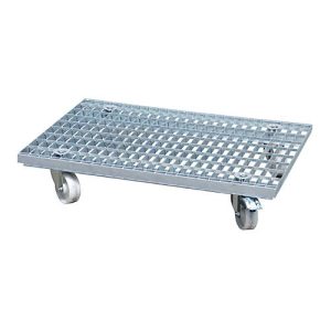 Gitterrost-Rollwagen, innerbetrieblich, verzinkt, 1185 x 785 mm Gitterrost-Rollwagen, innerbetrieblich, verzinkt, 1185 x 785 mm