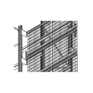 Gitterrückwand-Set, f. H 4700 u. T 850 mm, Weite 1900 mm, inkl. Zubehör Gitterrückwand-Set, f. H 4700 u. T 850 mm, Weite 1900 mm, inkl. Zubehör