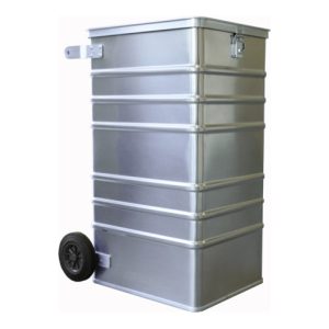 Gmöhling Entsorgungsbehälter D 1009 S Volumen 240l Aluminium