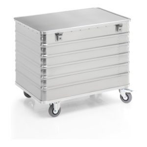 Gmöhling Kastenwagen mit Deckel D 3008 Volumen 415l Aluminium Gmöhling Kastenwagen mit Deckel D 3008 Volumen 415l Aluminium