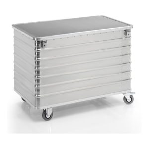 Gmöhling Kastenwagen mit Deckel D 3008 Volumen 656l Aluminium Gmöhling Kastenwagen mit Deckel D 3008 Volumen 656l Aluminium