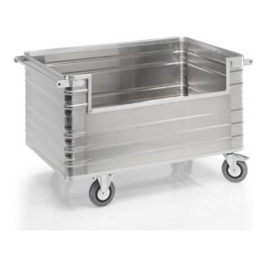 Gmöhling Kastenwagen mit Längswandausschnitt D 3808 Volumen 945l Aluminium Gmöhling Kastenwagen mit Längswandausschnitt D 3808 Volumen 945l Aluminium