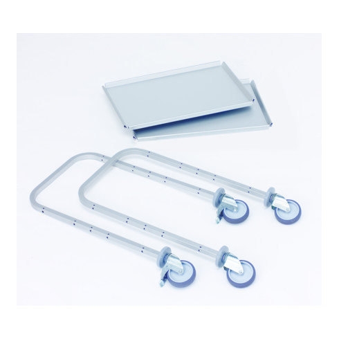 Gmöhling Servierwagen E 9002 L 1060 x B 740 x H 975 mm Aluminium-Edelstahl