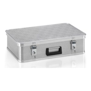 Gmöhling Transportkoffer A 1539 mit Zylinderschlössern Volumen 36l Aluminium Gmöhling Transportkoffer A 1539 mit Zylinderschlössern Volumen 36l Aluminium