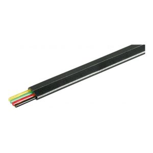 Goobay Telefonflachkabel 100 m R. sw,4adrig 50253 Goobay Telefonflachkabel 100 m R. sw,4adrig 50253