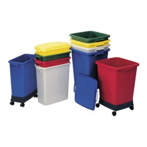 GRAF Abfall-/Wertstoffsammler 60l rot Kunststoff L555xB285xH590mm GRAF Abfall-/Wertstoffsammler 60l rot Kunststoff L555xB285xH590mm