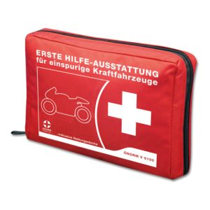 Gramm Medical Motorrad-Verbandtasche mit ÖNORM V5100, rot Gramm Medical Motorrad-Verbandtasche mit ÖNORM V5100, rot