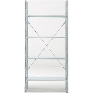 Grundregal, 4 Böden, H 2278 x B 1055 x T 600 mm, verzinkt