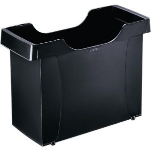 Hängemappenbox Leitz Uni-Box Plus 1908, DIN A4, für ca. 20 Hängemappen, Griffmulden, schwarz Hängemappenbox Leitz Uni-Box Plus 1908, DIN A4, für ca. 20 Hängemappen, Griffmulden, schwarz