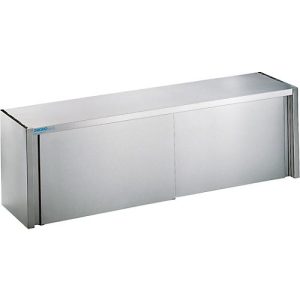 Hängeschrank, Edelstahl, m. Schiebetüren, B 1800 mm Hängeschrank, Edelstahl, m. Schiebetüren, B 1800 mm