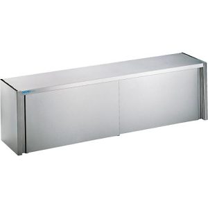 Hängeschrank, Edelstahl, m. Schiebetüren, B 2000 mm Hängeschrank, Edelstahl, m. Schiebetüren, B 2000 mm