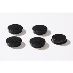 Haftmagnete, Ø 30 mm, Haftkraft ca. 700 g, 5 Stück, schwarz Haftmagnete, Ø 30 mm, Haftkraft ca. 700 g, 5 Stück, schwarz