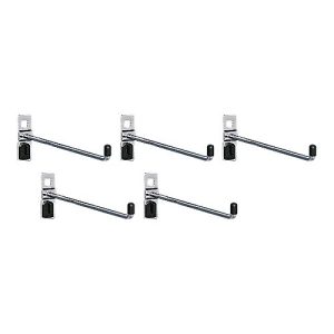 Haken mit schmaler Grundplatte, ø 6 x T 150 mm, 5 Stück Haken mit schmaler Grundplatte, ø 6 x T 150 mm, 5 Stück
