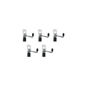 Haken mit schmaler Grundplatte, ø 6 x T 50 mm, 5 Stück Haken mit schmaler Grundplatte, ø 6 x T 50 mm, 5 Stück