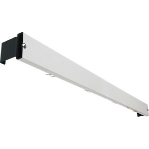 Hakenleiste für Umkleidebank-System, 1500 mm lang, Alu, anthrazit Hakenleiste für Umkleidebank-System, 1500 mm lang, Alu, anthrazit