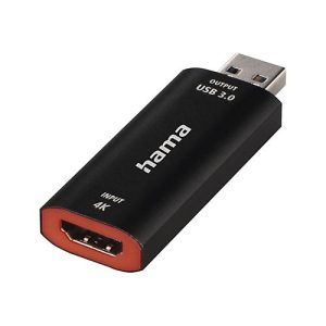 Hama – Videoaufnahmeadapter – USB 3.0 – Schwarz Hama – Videoaufnahmeadapter – USB 3.0 – Schwarz