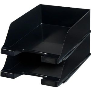 HAN Ablagekorb XXL, Kunststoff, 2 Stück, schwarz HAN Ablagekorb XXL, Kunststoff, 2 Stück, schwarz