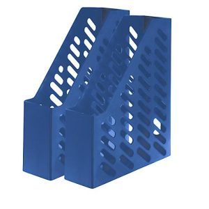 HAN Stehsammler, Breite 76 mm, Kunststoff, 2 Stück, blau HAN Stehsammler, Breite 76 mm, Kunststoff, 2 Stück, blau