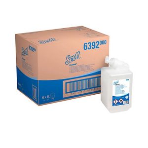 Handdesinfektionsschaum Scott® CONTROL™, bakterizid/fungizid/levurozid, farblos, 6 x 1 l in Vorrats-Pumpflaschen Handdesinfektionsschaum Scott® CONTROL™, bakterizid/fungizid/levurozid, farblos, 6 x 1 l in Vorrats-Pumpflaschen