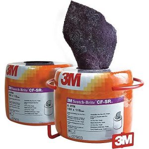 Handpad Scotch Brite™ CF-SR L115xB150mm very fine 400 violett 3M Handpad Scotch Brite™ CF-SR L115xB150mm very fine 400 violett 3M