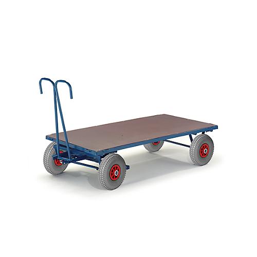 Handpritschenwagen, ohne Bordwände, 1200 x 800 mm, Luftreifen