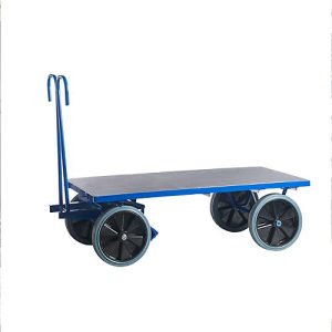 Handpritschenwagen, ohne Bordwände, 1200 x 800 mm, Vollgummi Handpritschenwagen, ohne Bordwände, 1200 x 800 mm, Vollgummi