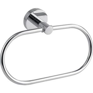 Handtuchhalter-Ring tesa Smooz, Befestigung ohne Bohren, ablösbar, chrom Handtuchhalter-Ring tesa Smooz, Befestigung ohne Bohren, ablösbar, chrom