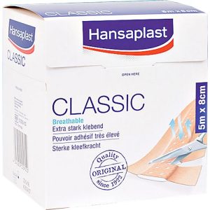 Hansaplast Classic-Pflaster, 5 m x 8 cm Hansaplast Classic-Pflaster, 5 m x 8 cm