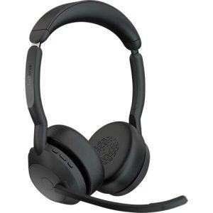 Headset Jabra Evolve2 55, Ladestation, Reichweite bis 30 m, bis 10 h, UC-optimiert, Stereo, schwarz Headset Jabra Evolve2 55, Ladestation, Reichweite bis 30 m, bis 10 h, UC-optimiert, Stereo, schwarz