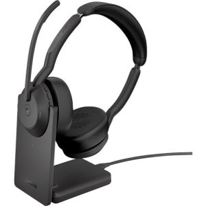 Headset Jabra Evolve2 55 link380c Stereo, mit Ladestation, Reichweite bis 30 m, bis 10 h, MS-Teams optimiert, schwarz Headset Jabra Evolve2 55 link380c Stereo, mit Ladestation, Reichweite bis 30 m, bis 10 h, MS-Teams optimiert, schwarz